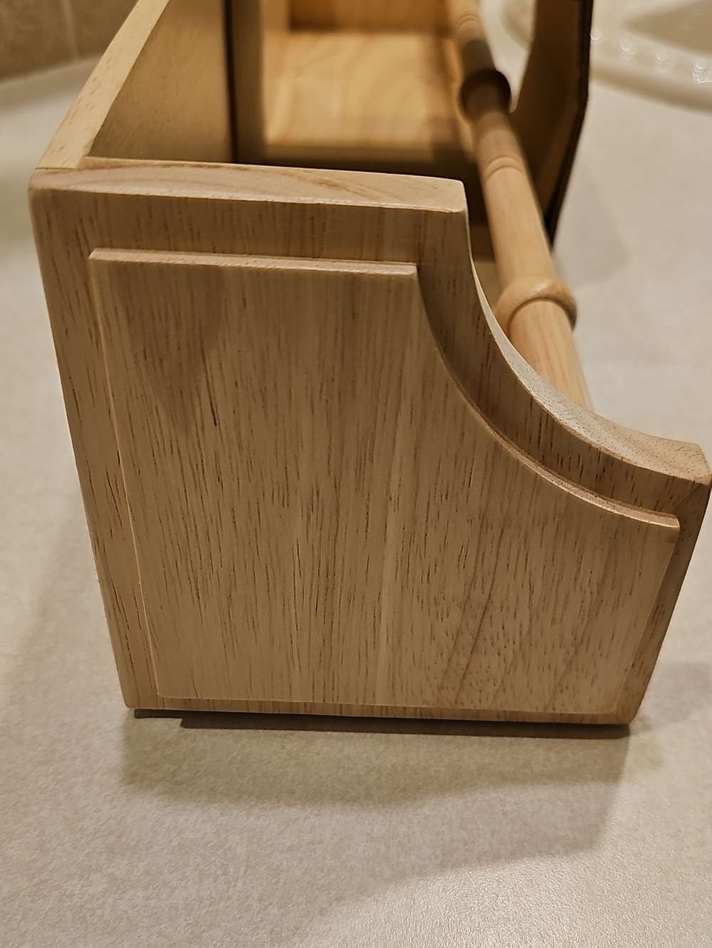 Hearth & Hand 22in. Single Rail Wall Shelf Natural Wood - Picture 7 of 10